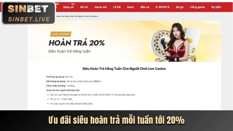 Khuyến mãi hoàn trả hàng ngày cho slot games tại xin88 c